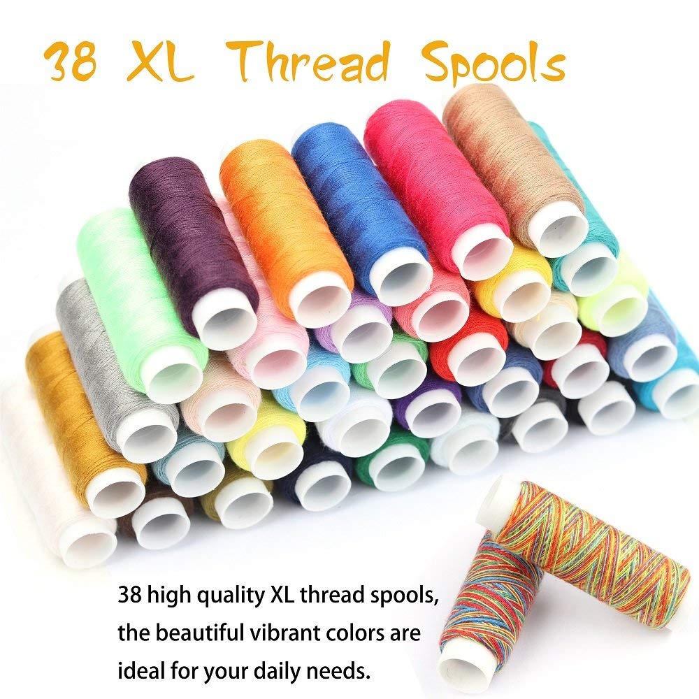 183pc Sewing Kit Measure Scissor Thimble Thread Needle Storage Box
